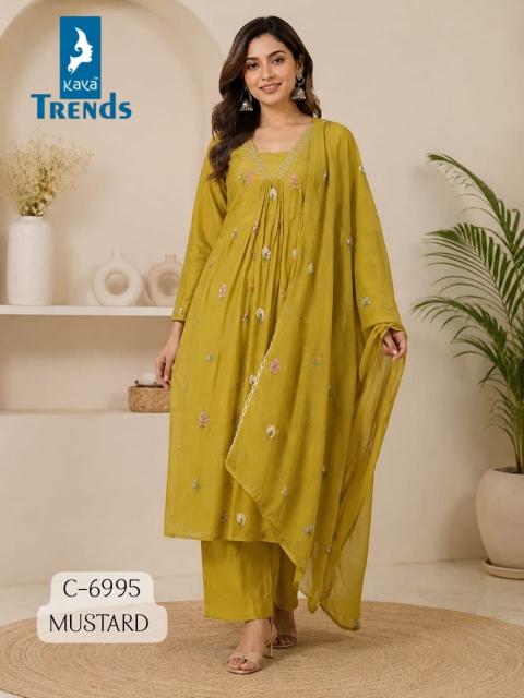 Kaya 6995 catalog trendy kurti wholesale suppliers in mumbai - Sanvari Fashion