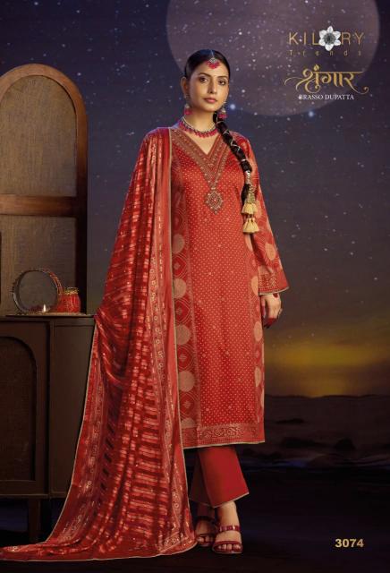 Kilory shringar catalog unstitched salwar kameez wholesalers in kolkata - Sanvari Fashion