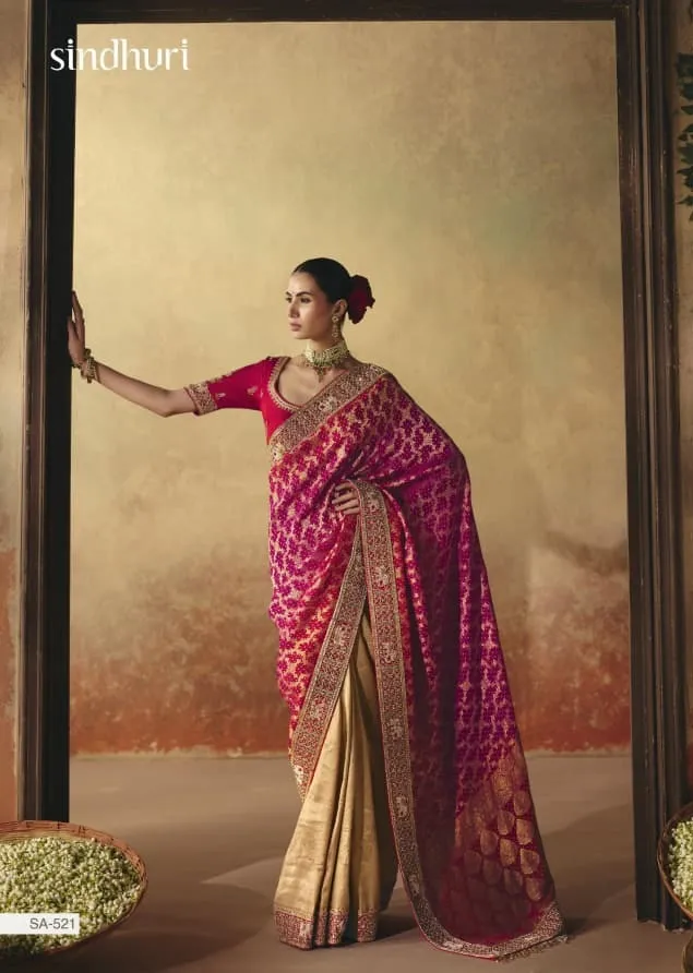 Kimora Suhaag Catalog saree borders wholesale - Sanvari Fashion