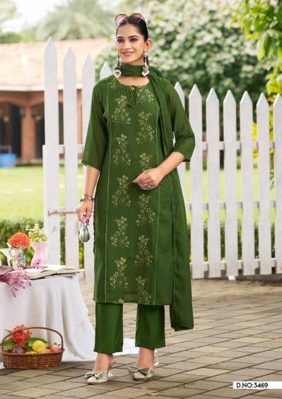 Ladies Flavour 3468 To 3470 catalog wholesale designer kurtis in ahmedabad - Sanvari Fashion