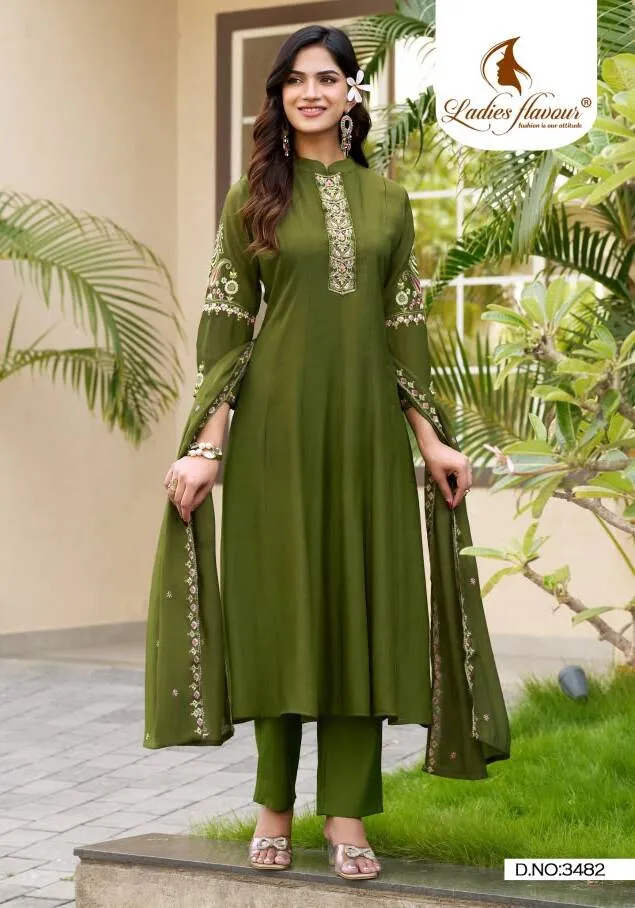 Ladies Flavour 3482 to 3484 catalog wholesale kurti suppliers in ahmedabad - Sanvari Fashion
