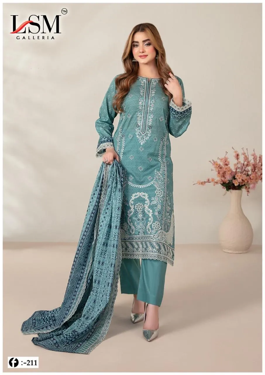 Lsm Firdous Queen Vol 21 â€“ Karachi Kurti Pant With Dupatta Wholesale Catalog - Sanvari Fashion