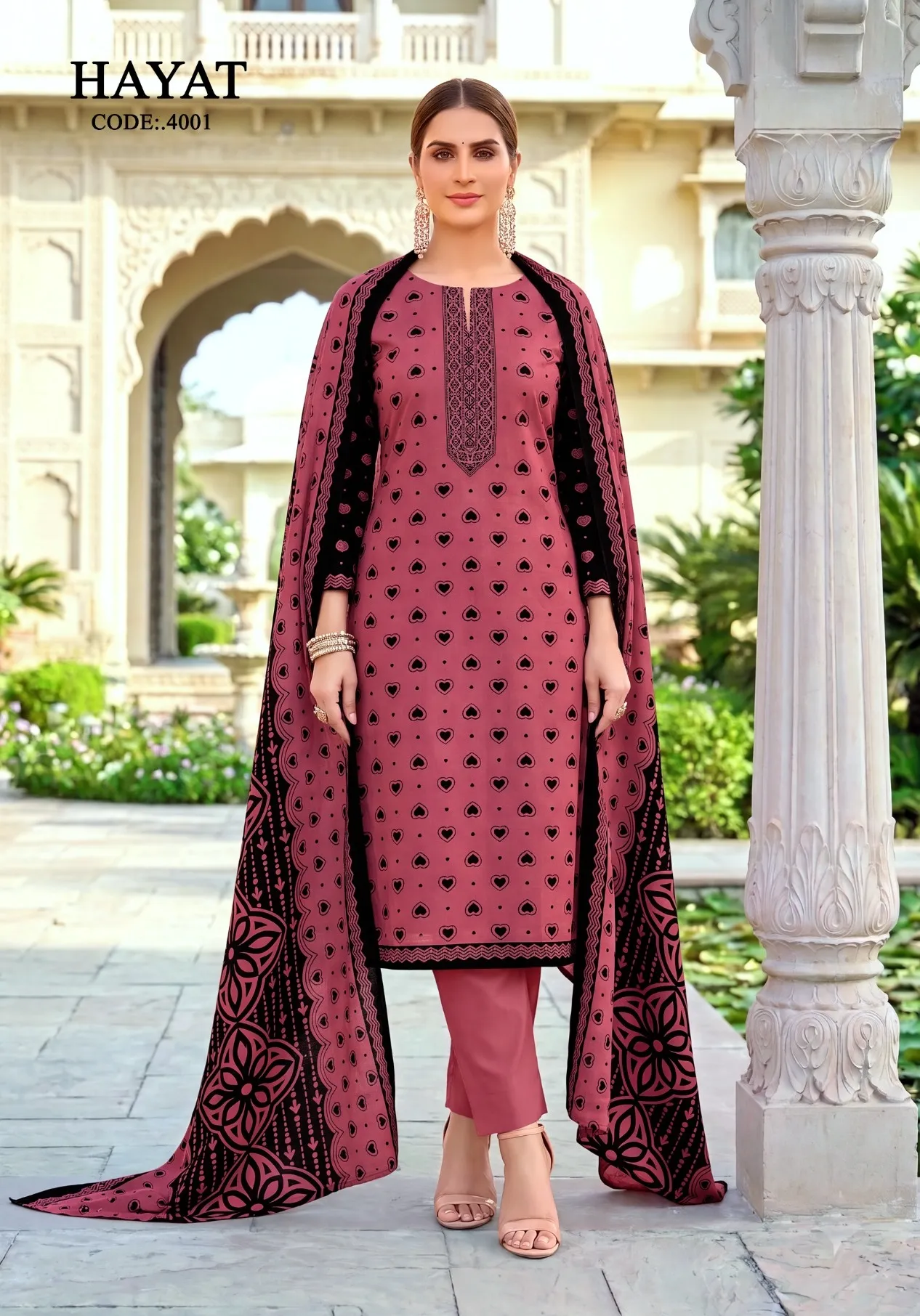 Lvi Hayat Vol 4 â€“ Dress Material Wholesale Catalog - Sanvari Fashion
