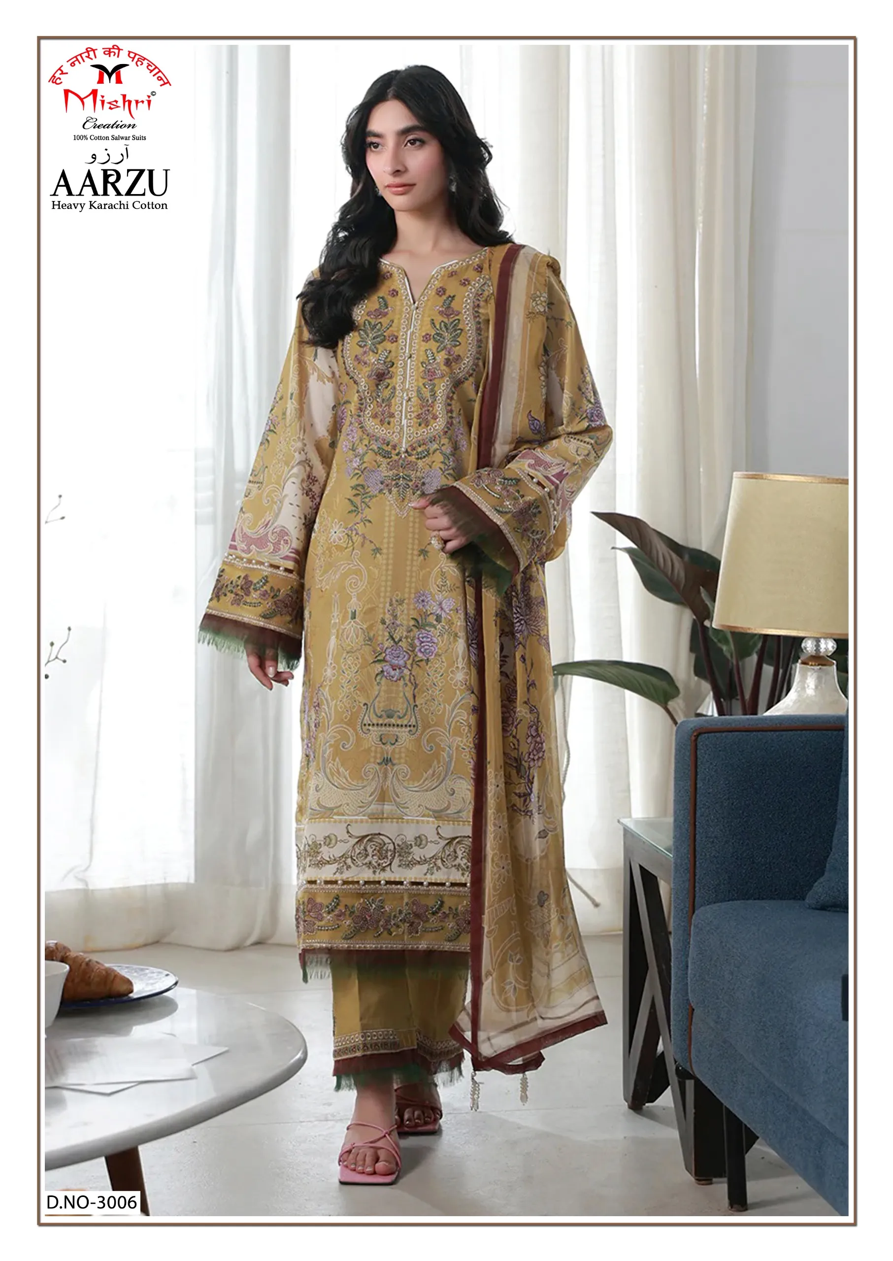 Mishri Aarzu Vol 3 – Karachi Dress Material Wholesale Catalog` - Sanvari Fashion