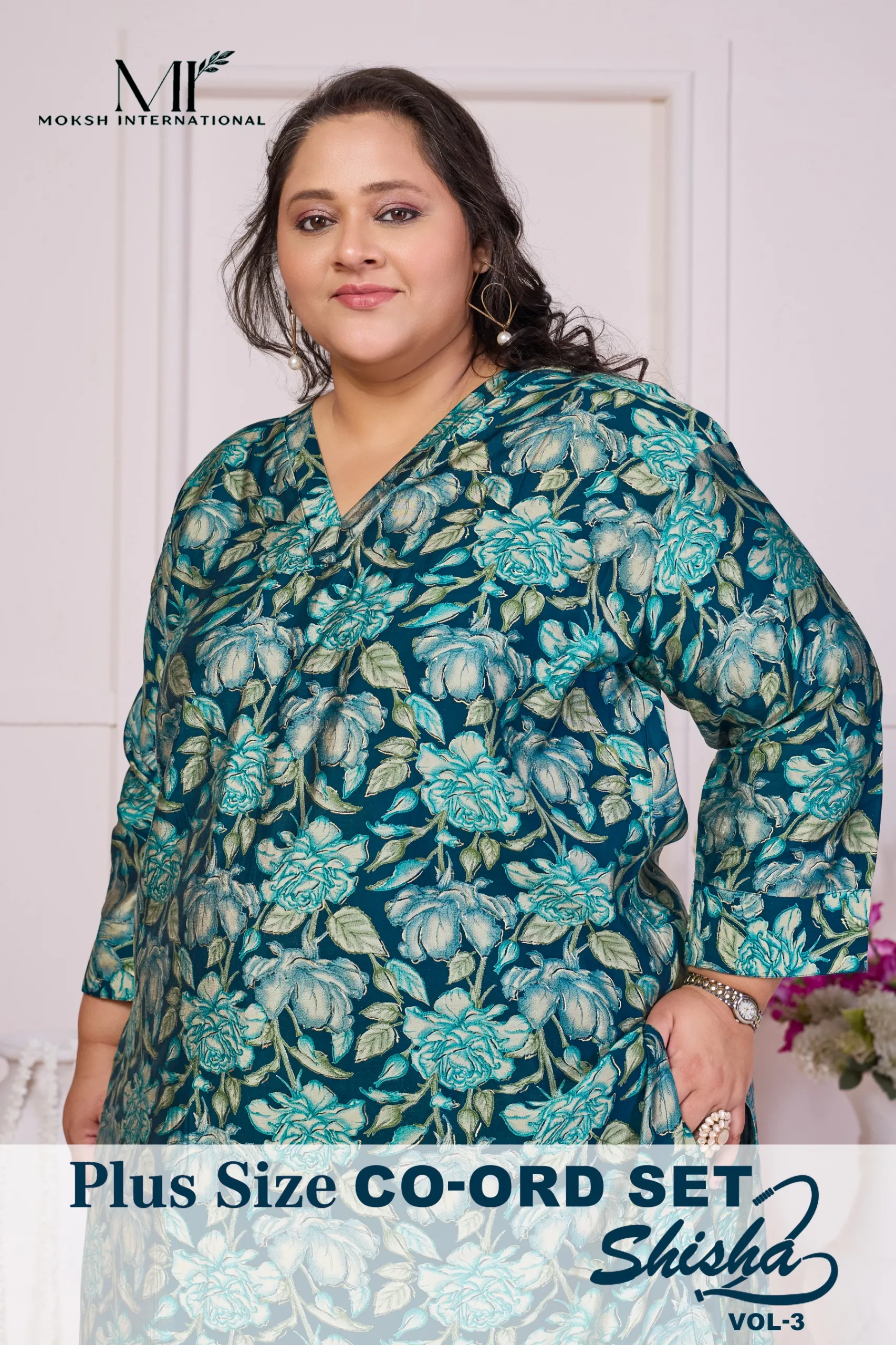 Moksh International Plus Size Co ord Set Shisha Vol 2 catalog coord set wholesale in Surat - Sanvari Fashion