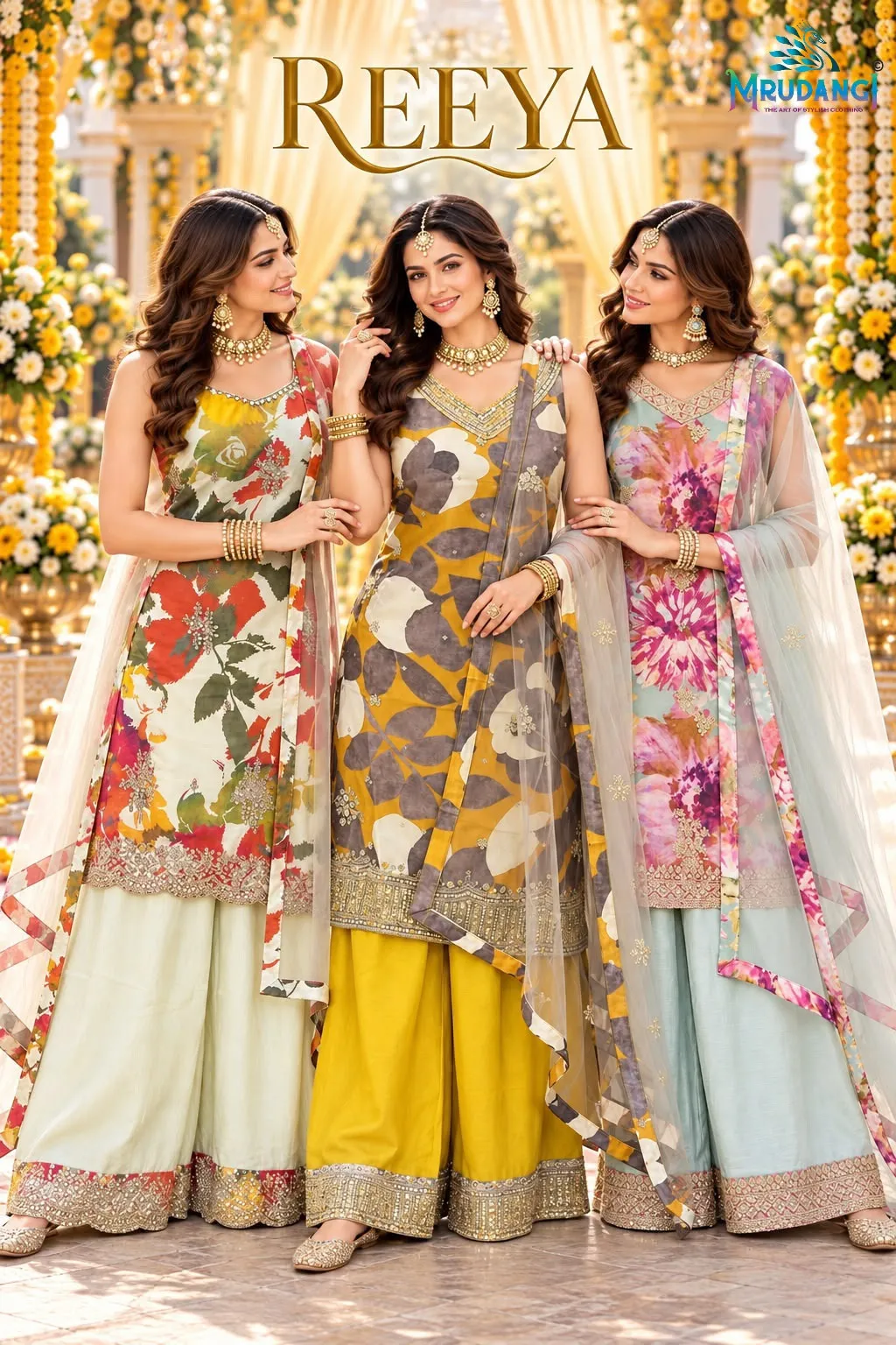 Mrudangi Reeya catalog unstitched salwar kameez wholesalers uk - Sanvari Fashion