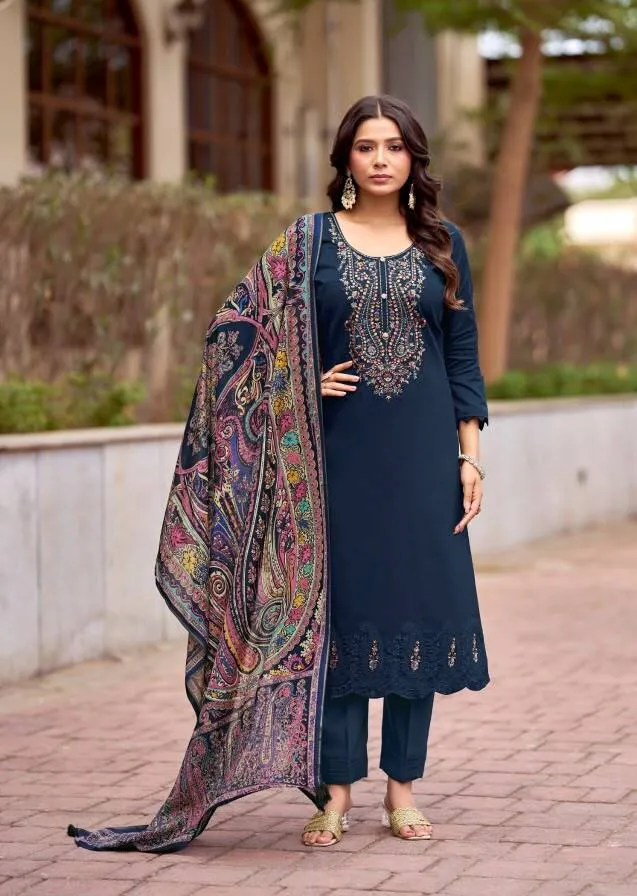 Mumtaz Arts Kalamkari catalog wholesale non catalog dress material manufaturar online - Sanvari Fashion