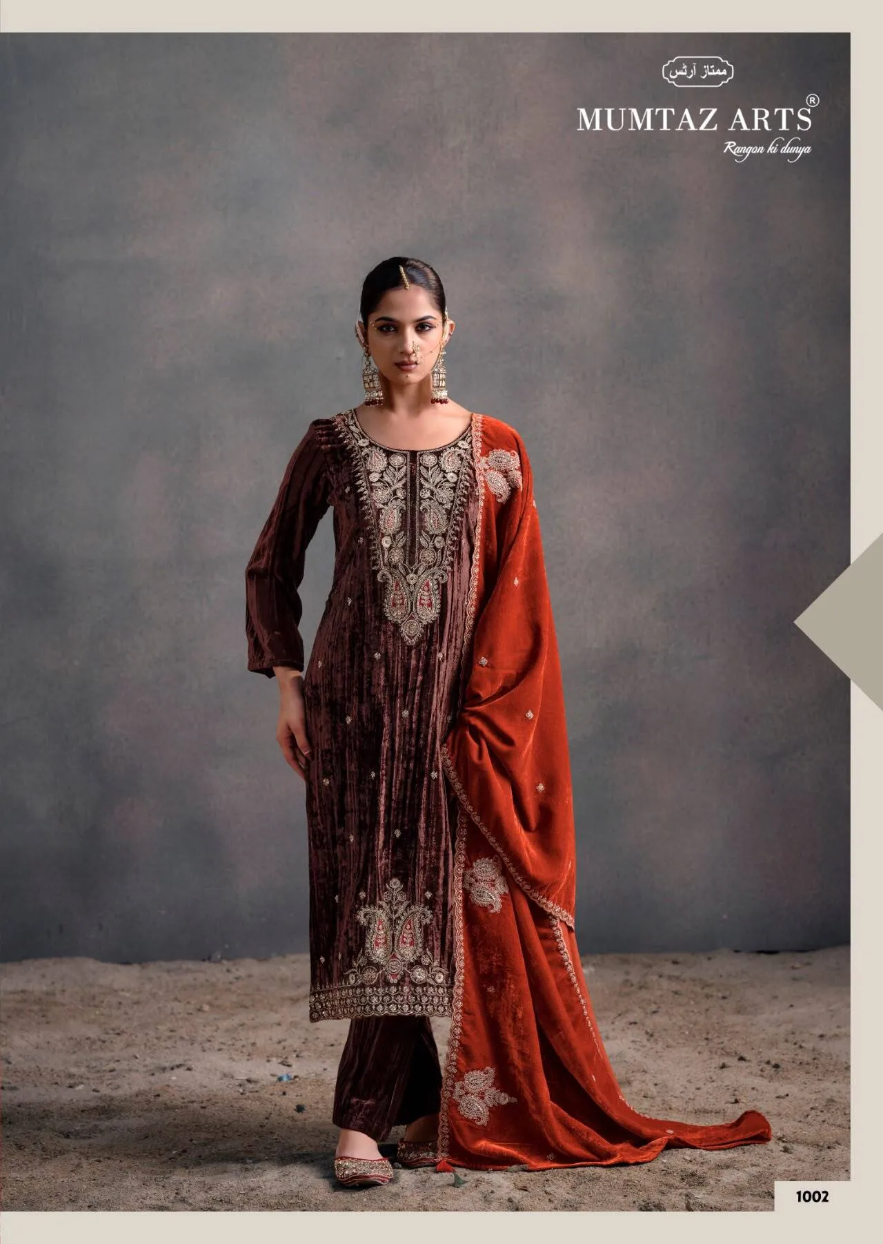 Mumtaz Arts Rangreza catalog wholesale on line dress material - Sanvari Fashion