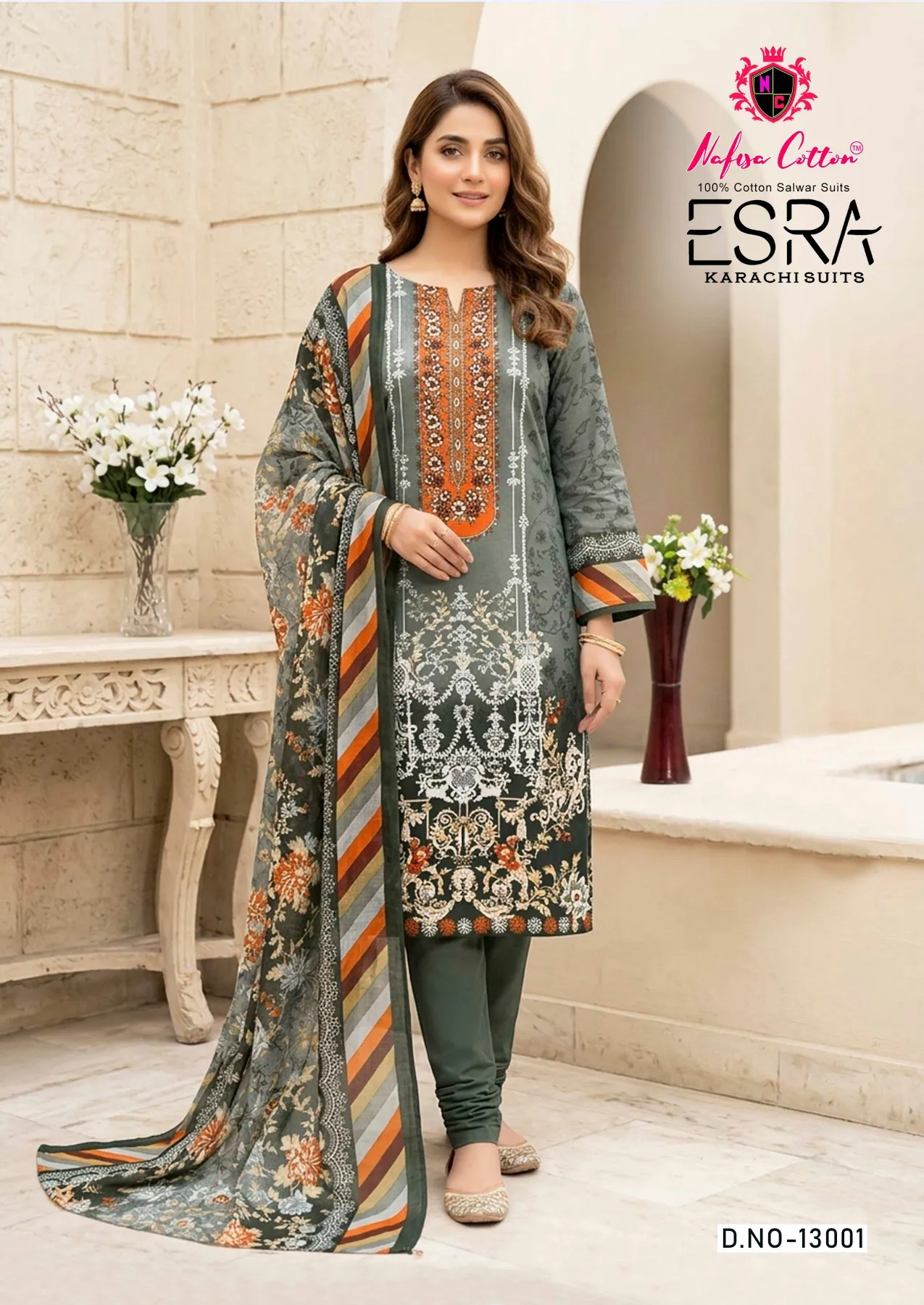 Nafisa Esra vol 19 â€“ Karachi Dress Material Wholesale Catalog - Sanvari Fashion