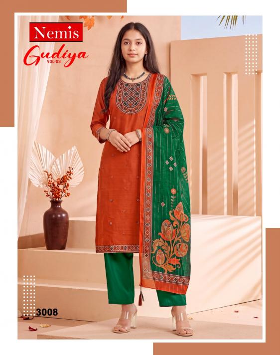 Nemis Gudiya Vol 3 catalog girls wear wholesale - Sanvari Fashion