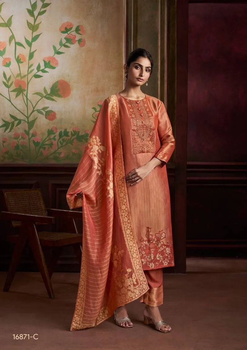Omtex Aarna catalog designer salwar kameez at wholesale price - Sanvari Fashion