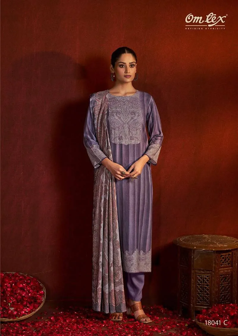 Omtex Kaveesha catalog salwar kameez wholesale in kolkata video - Sanvari Fashion