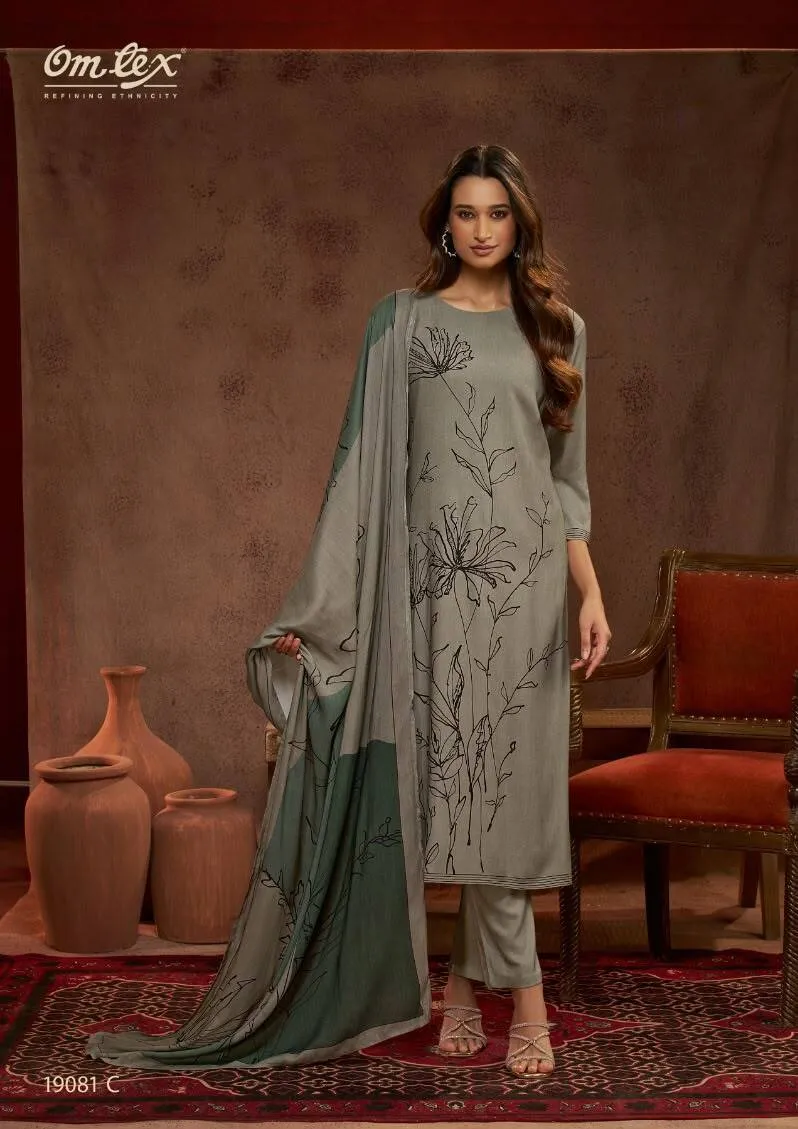 Omtex Lisette catalog wholesale salwar kameez fabric - Sanvari Fashion