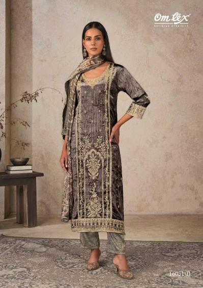 Omtex Ritha Crush vol 44 catalog site textilebuzz com salwar kameez wholesaler - Sanvari Fashion