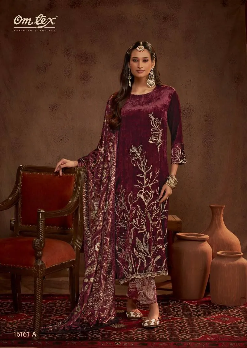 Omtex Ritha Crush vol 46 catalog salwar kameez suits wholesale online - Sanvari Fashion