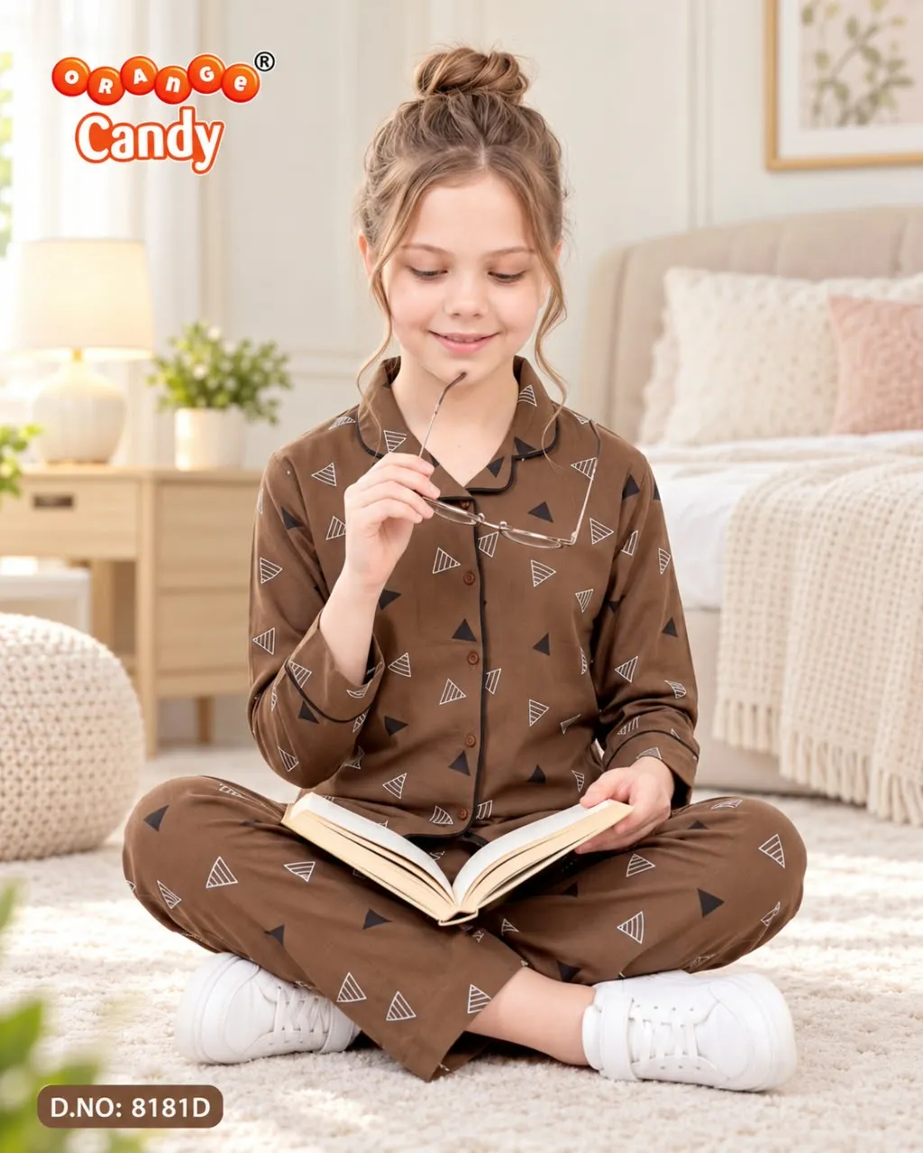 Orange Candy 8181 catalog kids nightwear business supplier - Sanvari Fashion