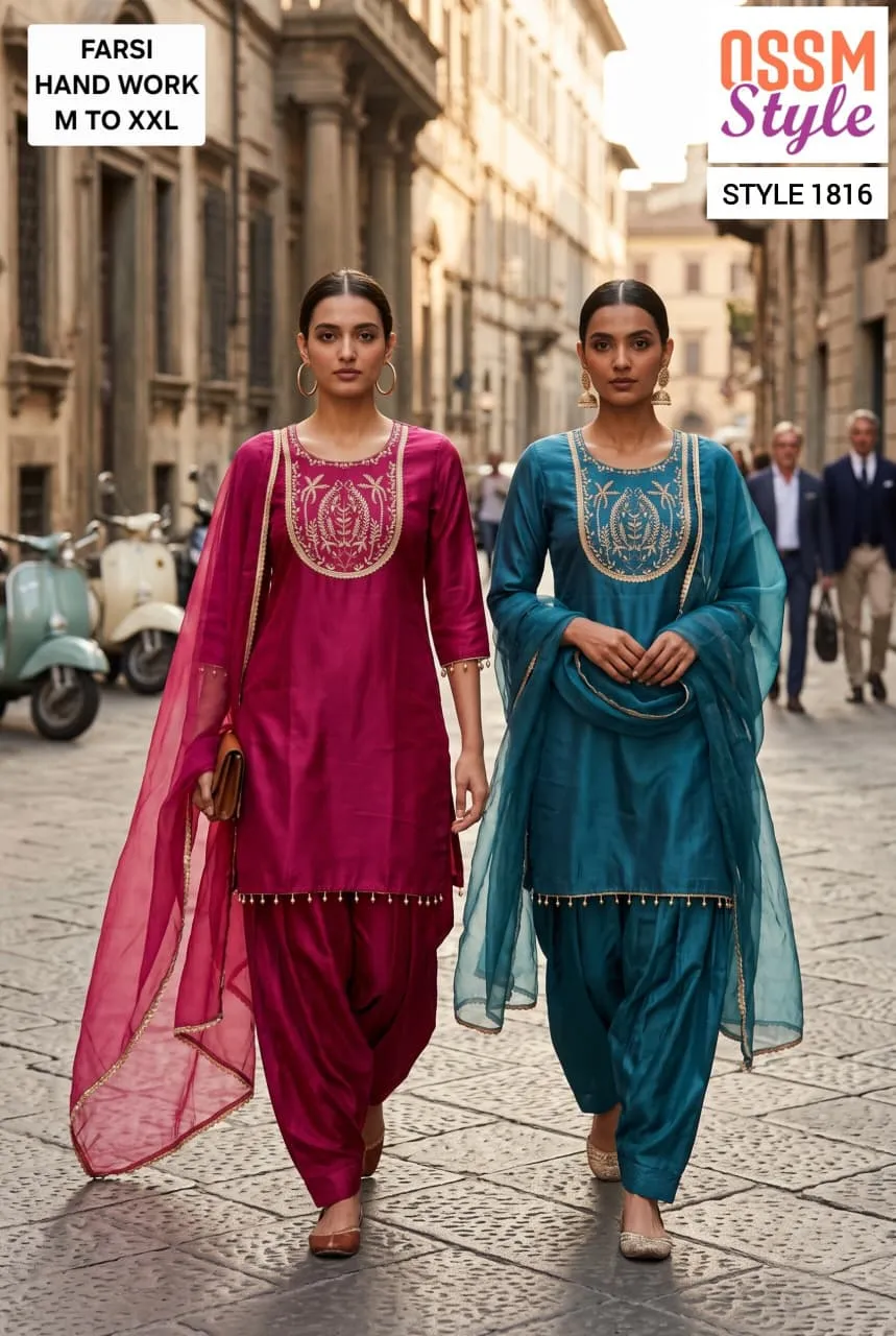 Ossm 1816 catalog wholesale kurti market in kanpur - Sanvari Fashion
