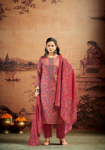 Radhika Azara Kalki Advance vol 5 catalog fancy dress material suppliers in surat - Sanvari Fashion