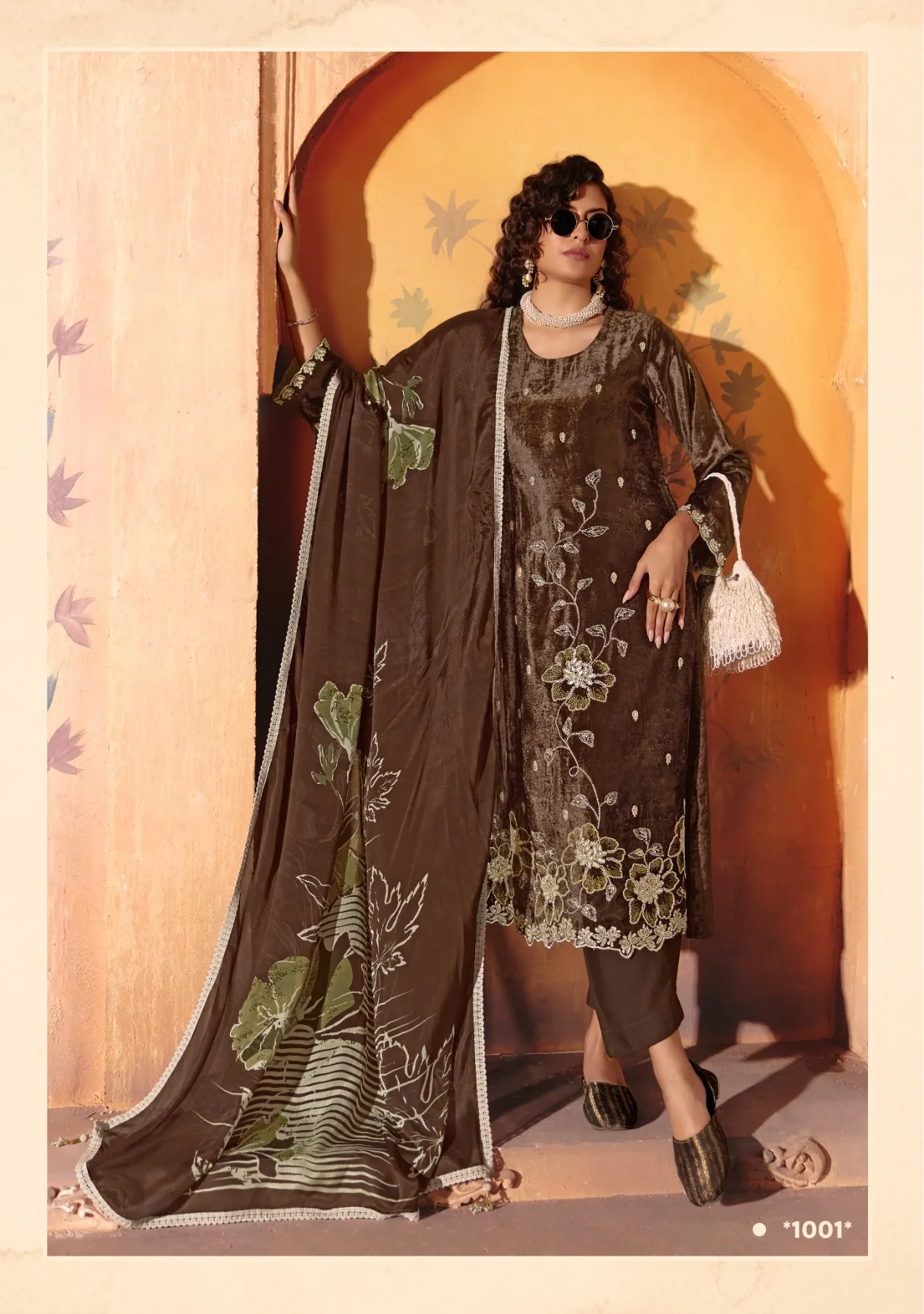 Rangati Hiya catalog wholesaler of dress material in pune - Sanvari Fashion