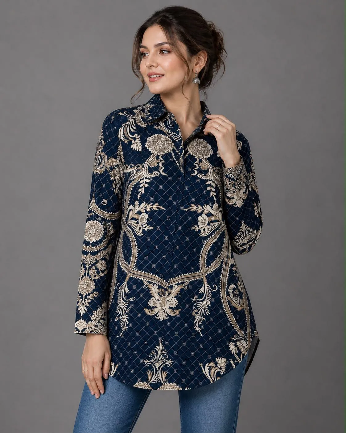 Sabella Pure Natural Crep vol 3 catalog Women Casual Shirt Wholesale - Sanvari Fashion