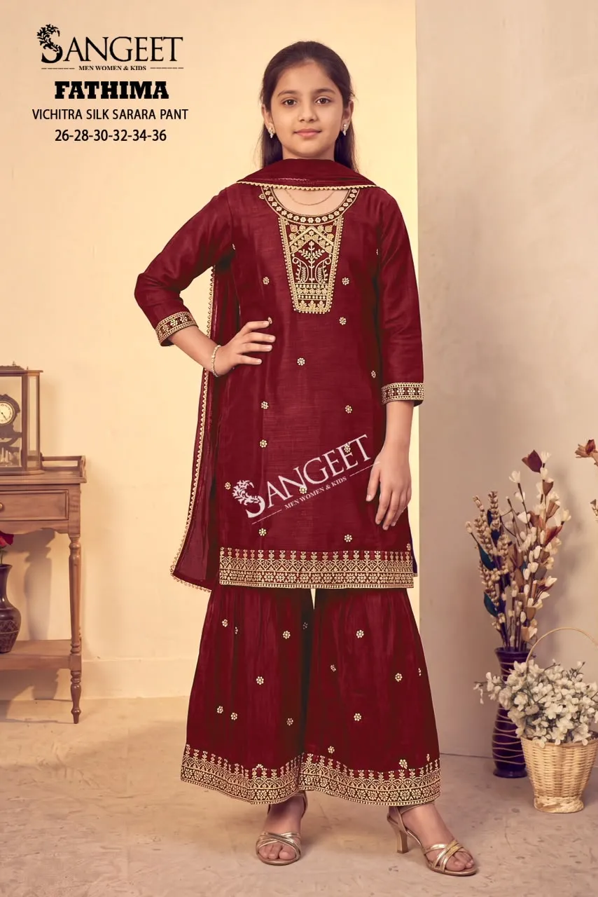 Sangeet Fathima vol 2 catalog kids wear  - Sanvari Fashion