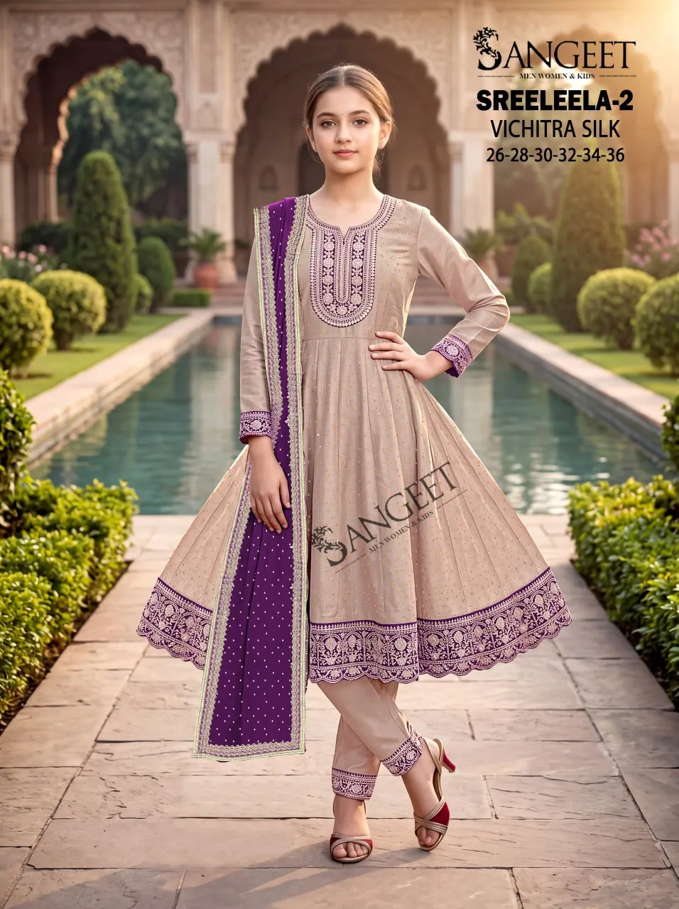 Sangeet Sreeleela vol 2 catalog Kids garments wholesale with price - Sanvari Fashion
