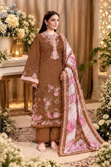 Saniya 7211 Nx catalog pakistani unstitched suits wholesale - Sanvari Fashion