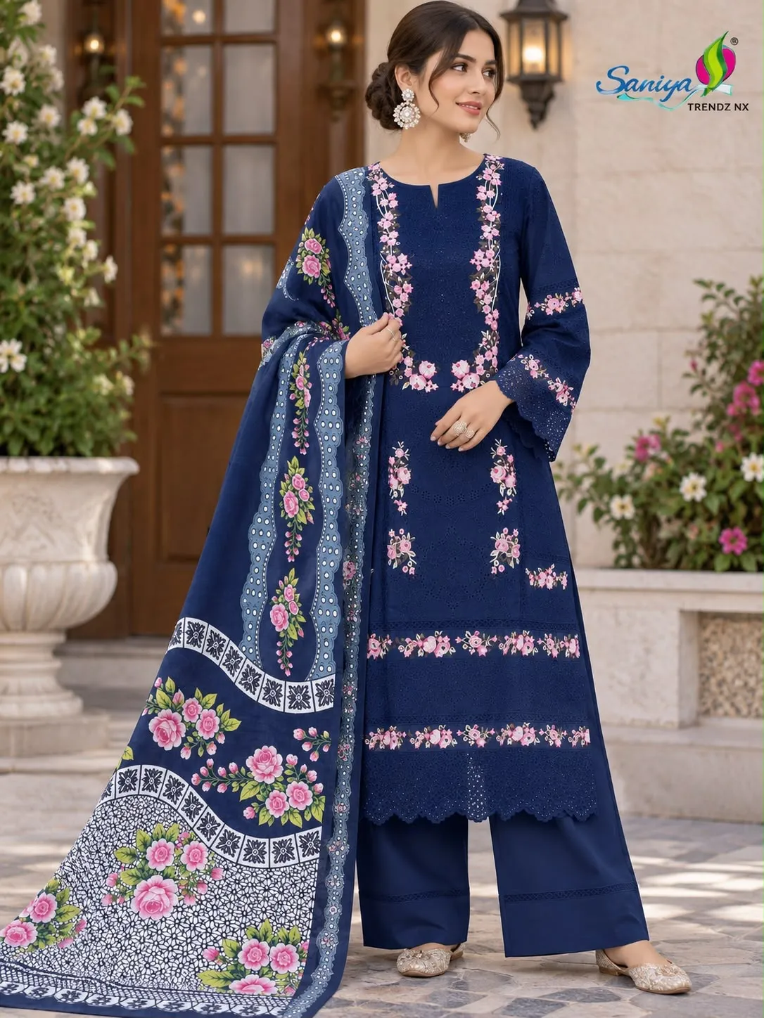 Saniya 7215 catalog pakistani replica suits online india wholesale - Sanvari Fashion