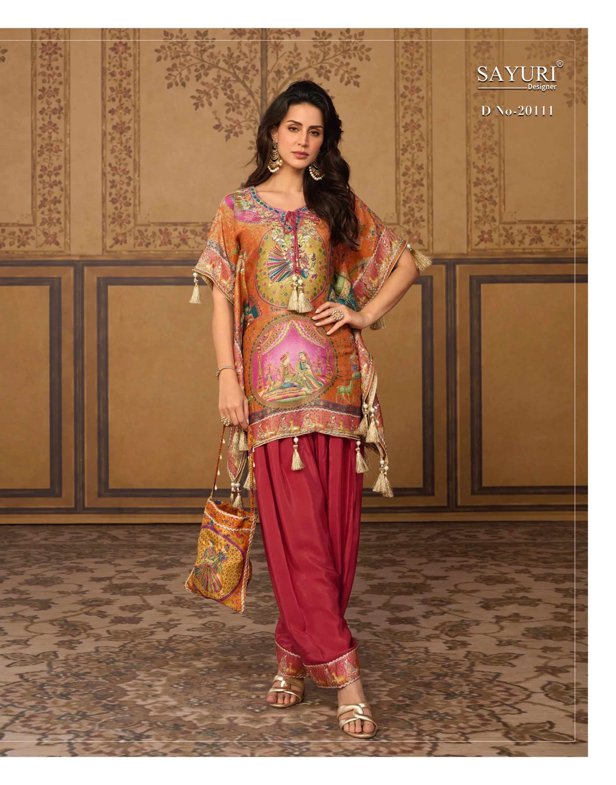 Sayuri Dori catalog Kaftan kurti wholesale market in ulhasnagar - Sanvari Fashion