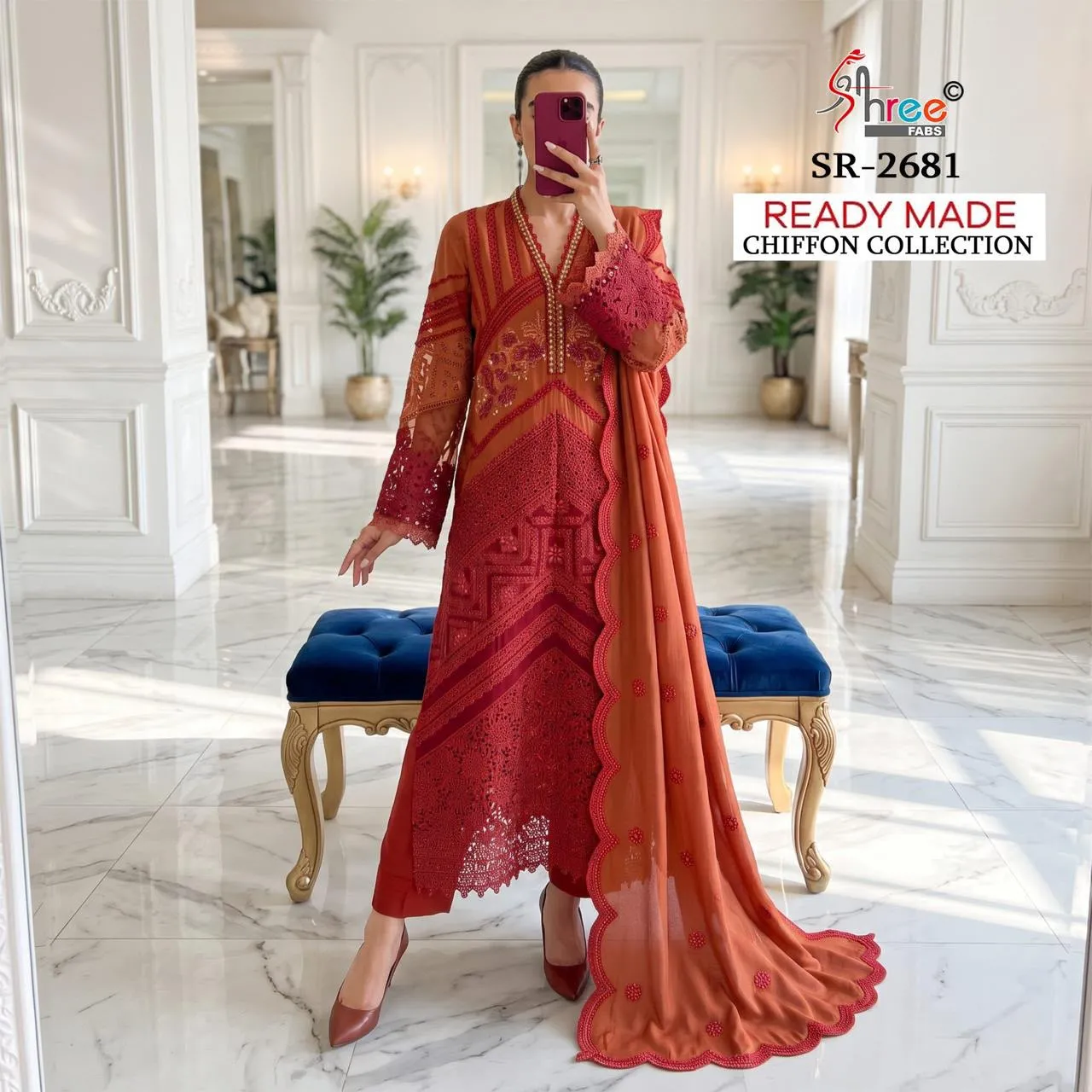 Shree Fabs 2681 catalog wholesale pakistani suites - Sanvari Fashion