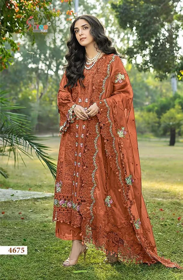 Shree Fabs Elaf Premium vol 5 catalog Cotton Dupatta wholesale dealers of pakistani suits in india - Sanvari Fashion