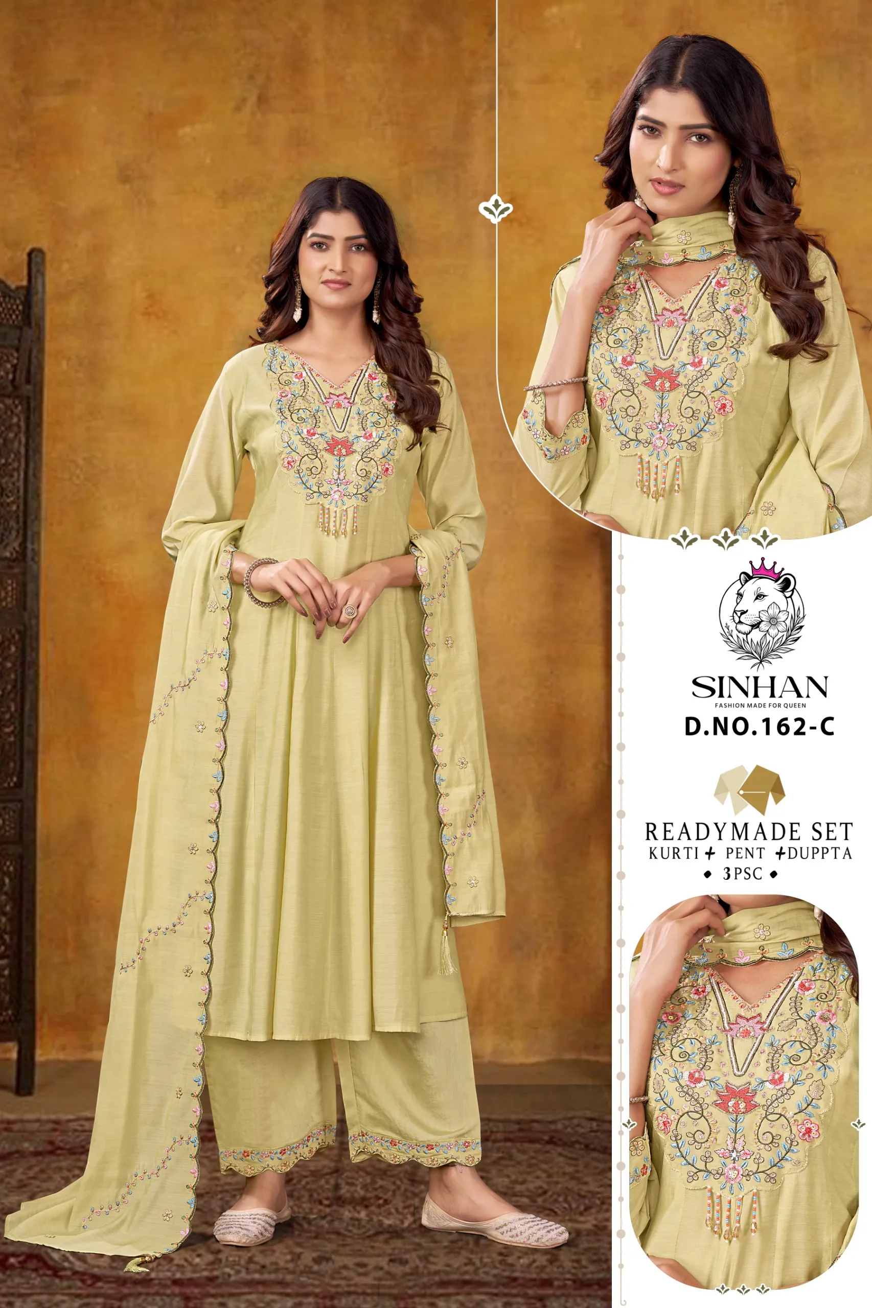 Sinhan 162 catalog anokhi kurtis wholesale - Sanvari Fashion