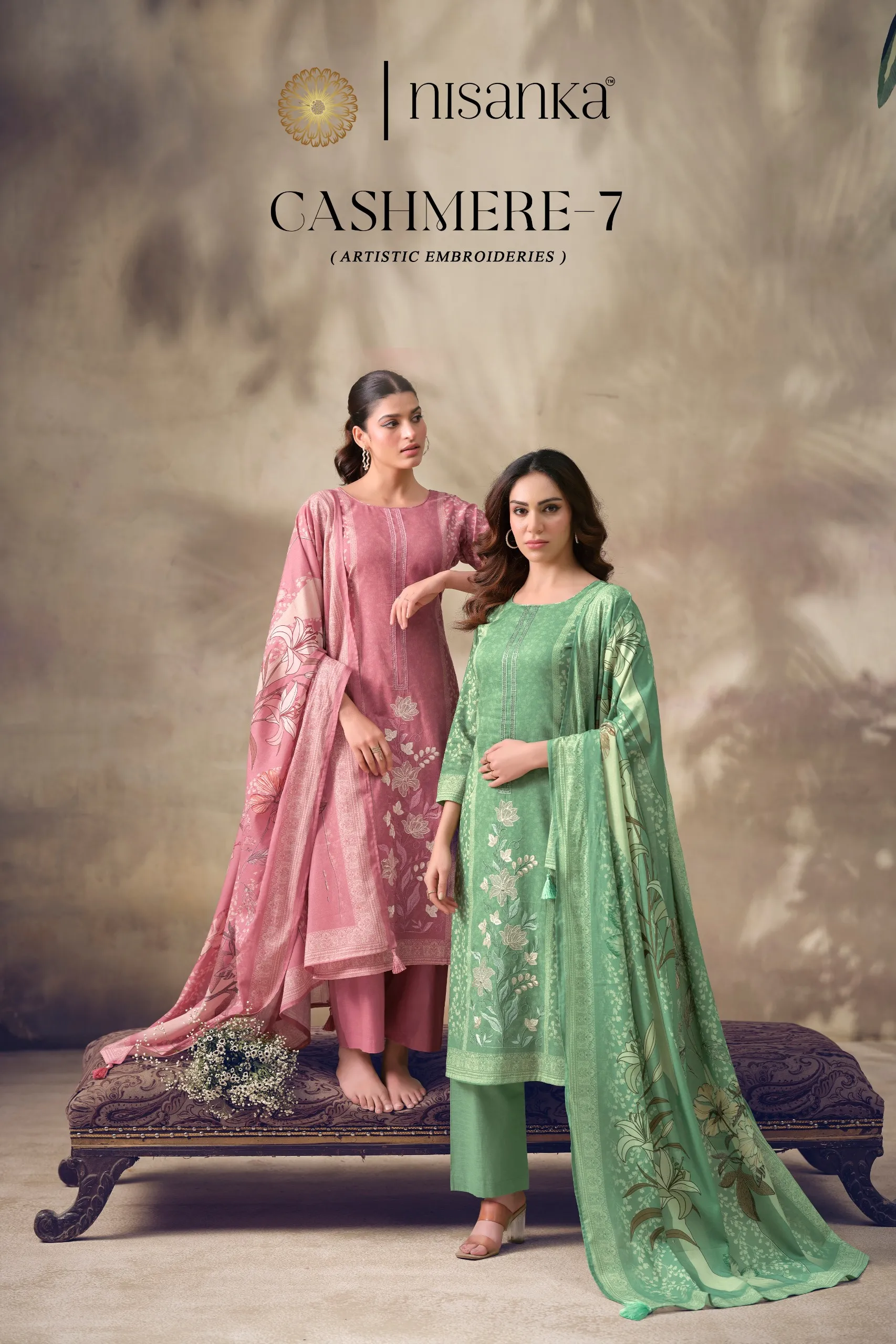 The Hermitage Shop Cashmere vol 7 catalog wholesale salwar kameez - Sanvari Fashion