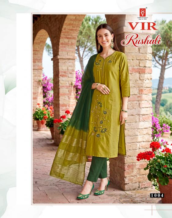 Vir Rushali vol 1 catalog eternal kurtis wholesale - Sanvari Fashion