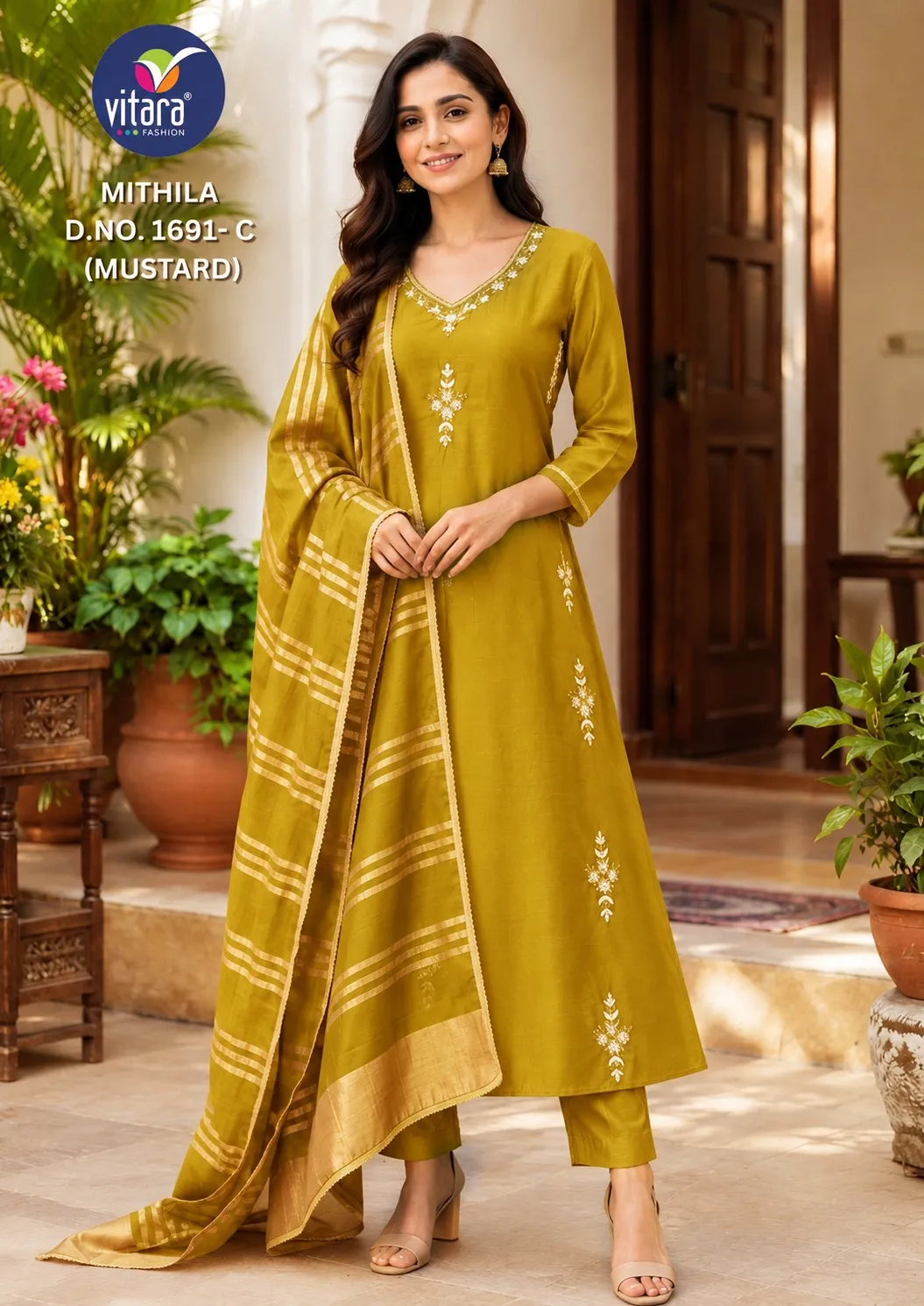 Vitara Mithila catalog branded designer kurti wholesale shops in mumbai - Sanvari Fashion