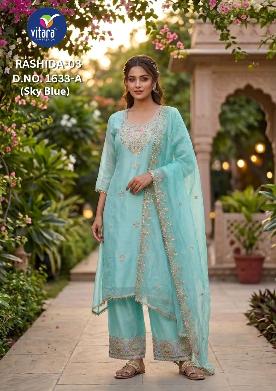 Vitara Rasida Vol 3 catalog b2b wholesale kurtis - Sanvari Fashion