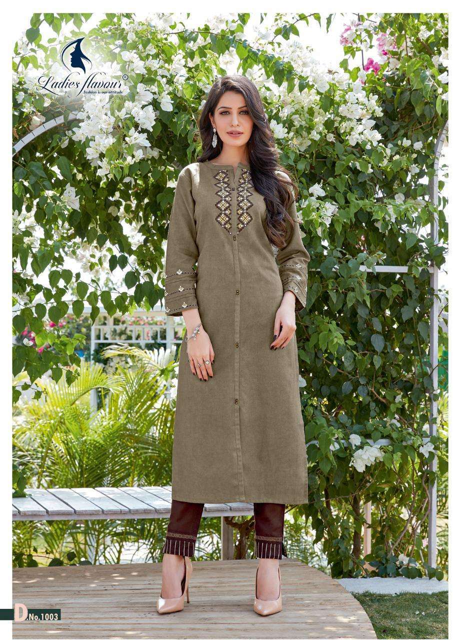 Ladies Flavour Belliza Kurti with bottom Low Rate catalog
