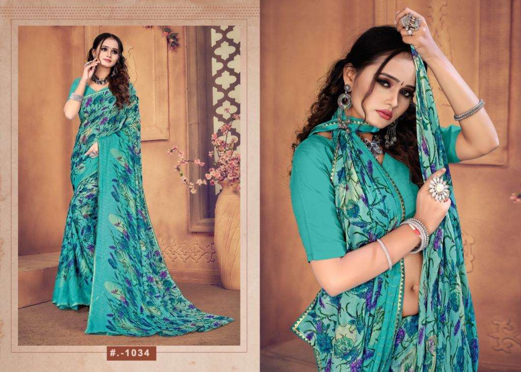 Alveera casual wear sarees catalog