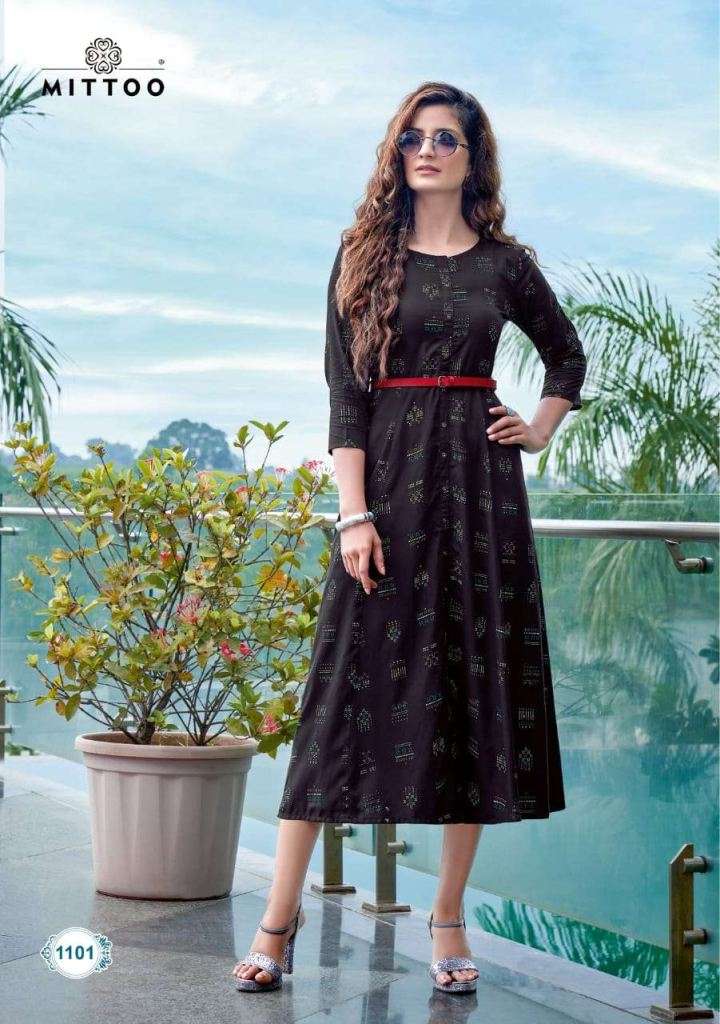Mittoo #Belt rayon #Partywear printed #Anarkali #kurtis wholesaler. buy  online 2019 best Ethnic and Party wear #bout… | Fancy kurti, Kurti designs,  Frock for women