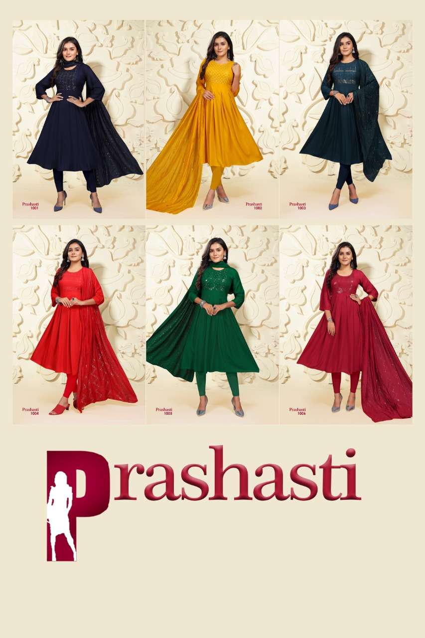 Premnath Prashashti Vol 5 Anarkali Long Kurti With Dupatta Catalog