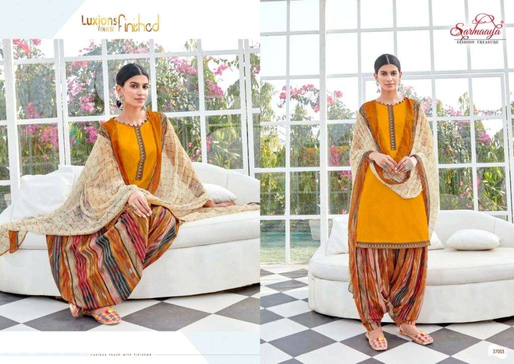 Sarmaaya Heer Patiyala Exclusive Patiyala cotton Dress Material catalog