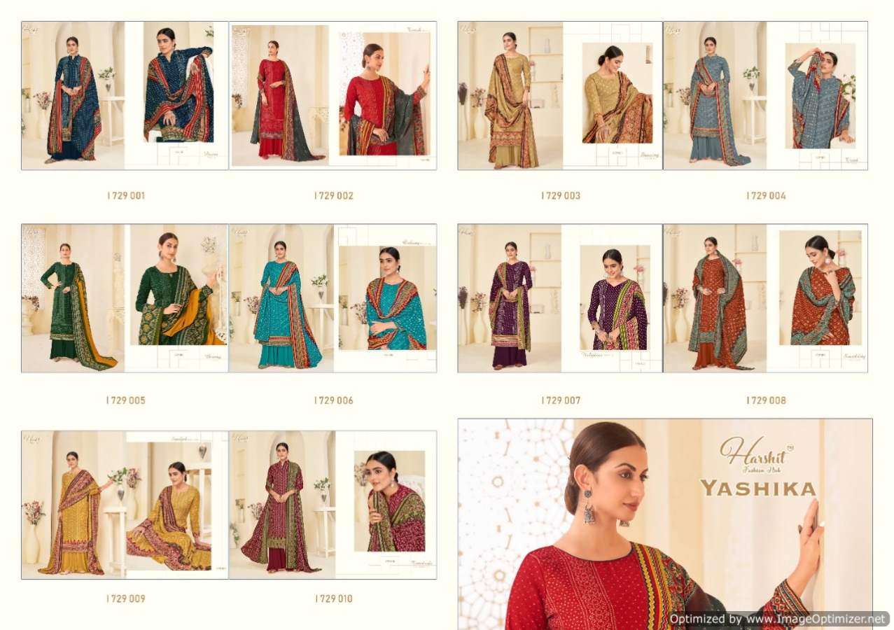 Harshit Yashika Winter Wear Designer Wool Pashmina Catalog 