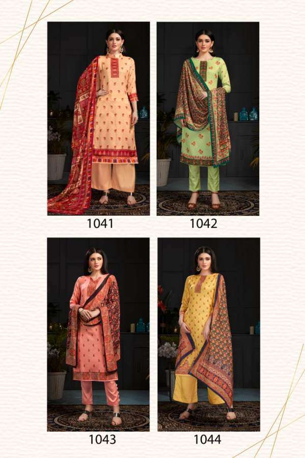 Bipson Shaneel vol 1 Digital Print Ready Made Dress Material Pashmina Catalog