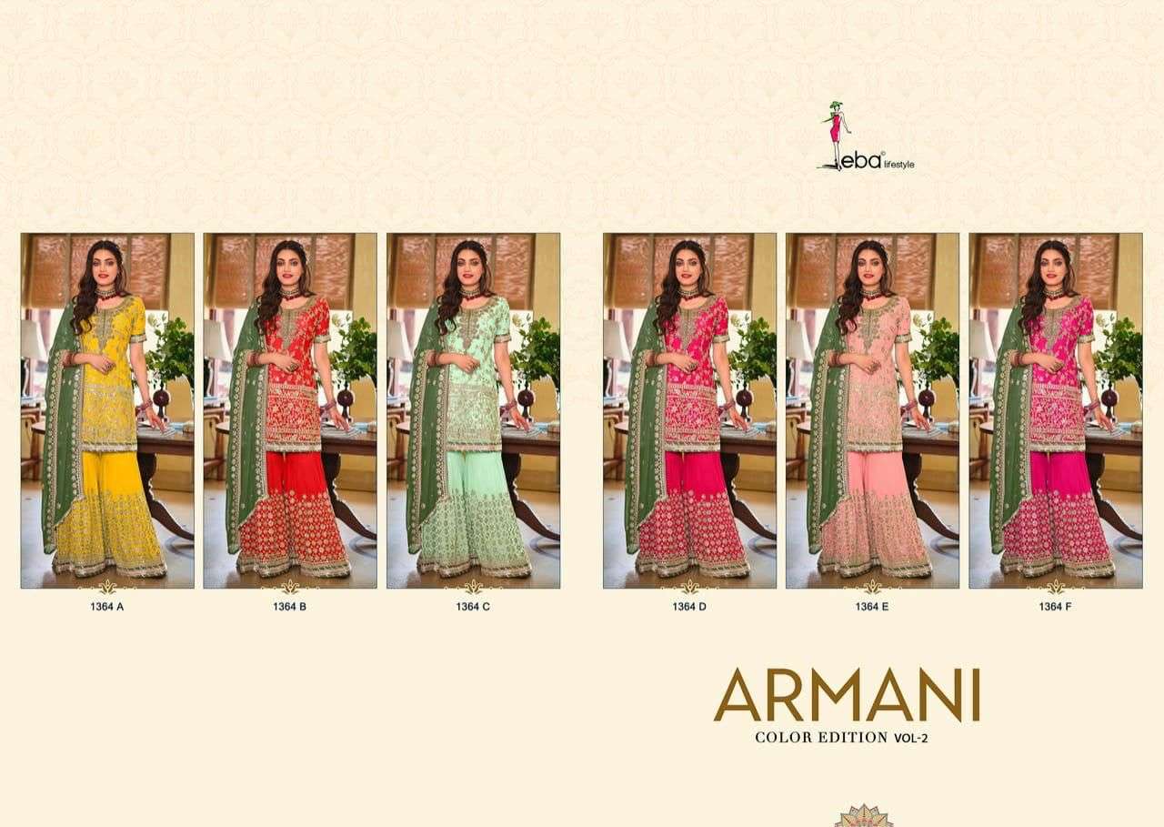 Eba Armani Color Edition Vol 2 Designer Salwar Suits Catalog
