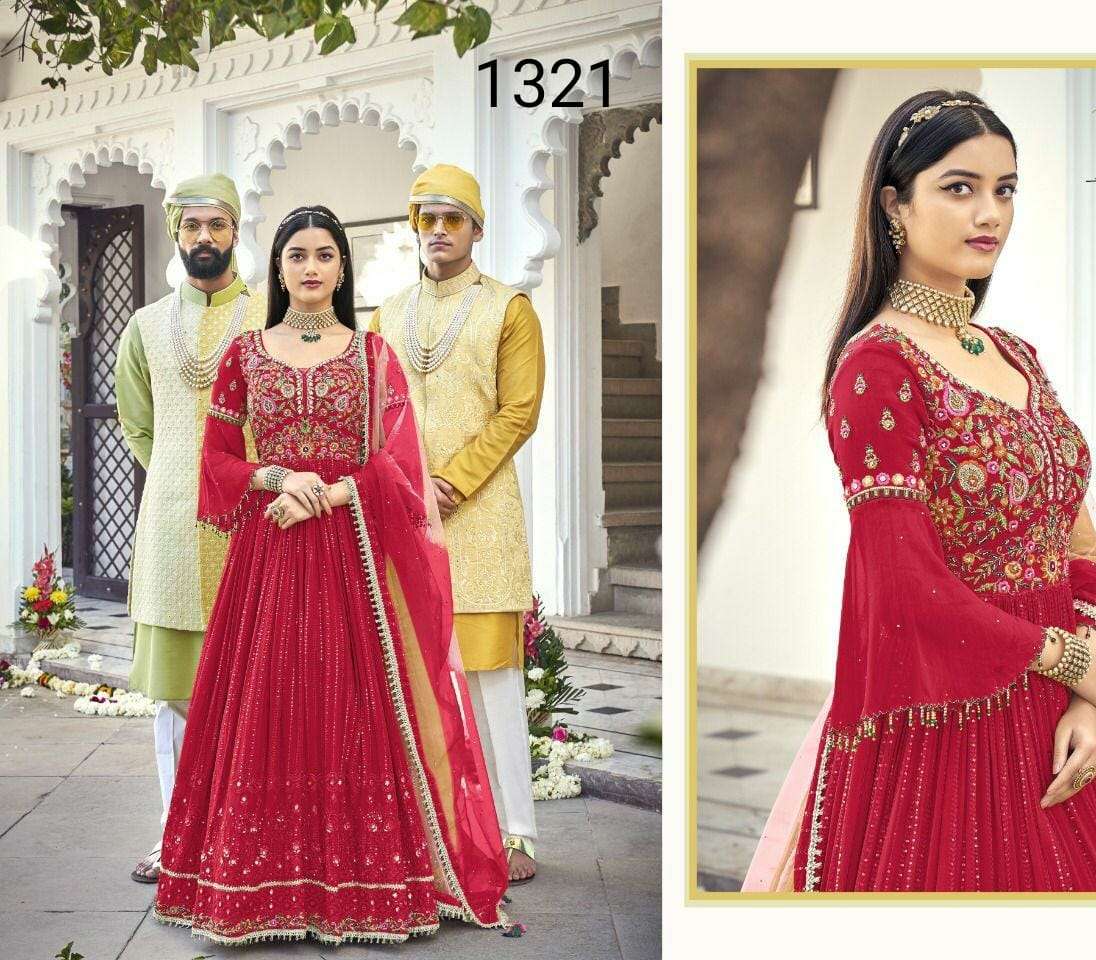 Eba Prime Rose 1321 Georgette Wear Designer Salwar Suits Catalog