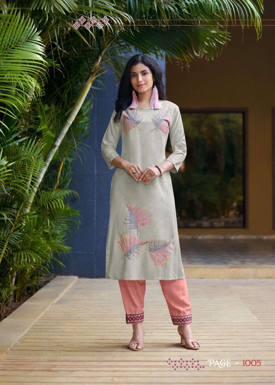 Rangjyot Jasmin Vol 1 Festive Wear Kurti With Bottom Catalog