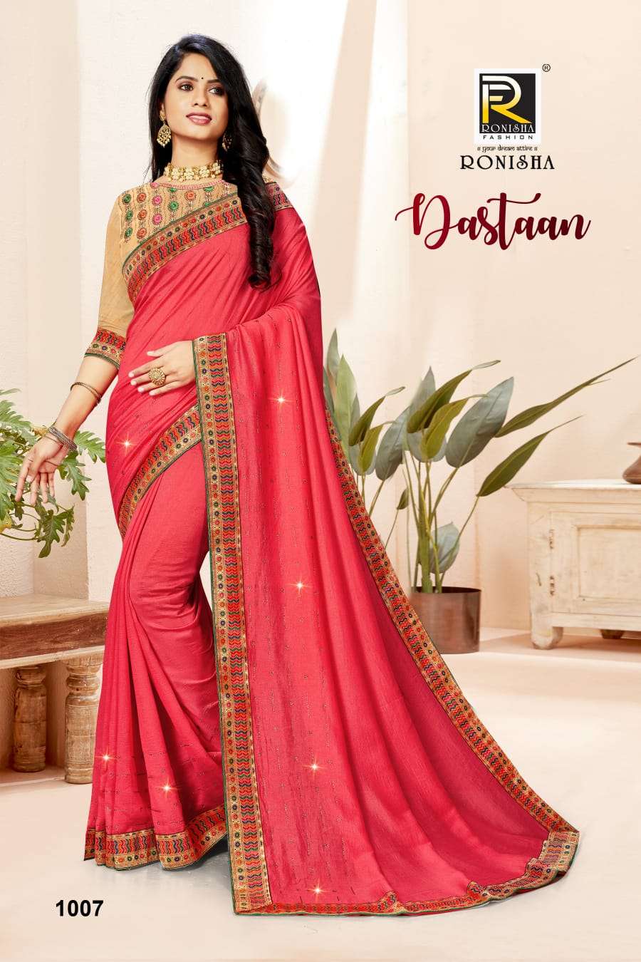 Ronisha Dastaan Festive Wear Vichitra Silk Sarees Catalog