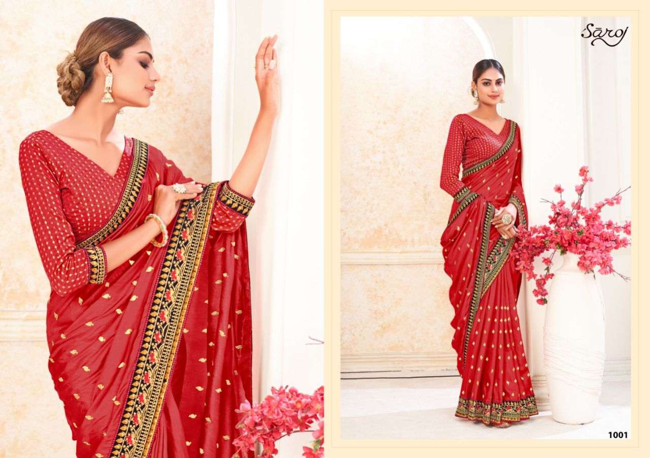 Saroj Tamanna Festive Wear Khumari Silk Sarees Catalog