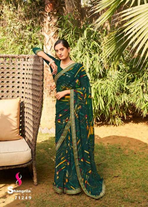 Shangrila Kavita Fancy Wear Georgette Sarees Catalog