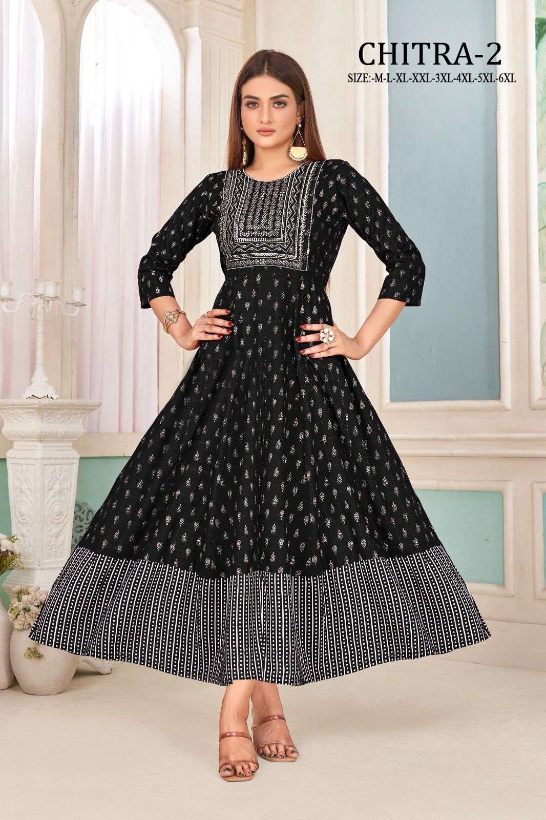 Chitra Vol 2 Rayon Sequence Work Kurti Wholesale catalog of SURAT